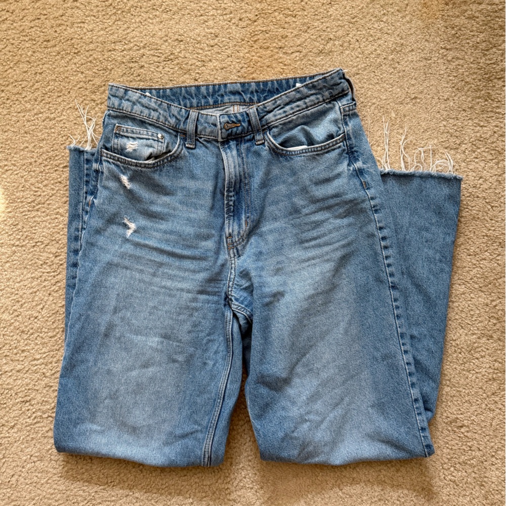 H&M Light Blue Denim Pants